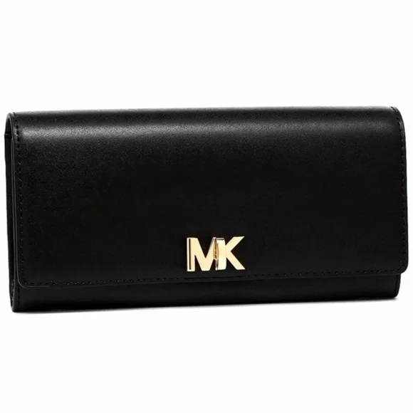 NEW MICHAEL KORS Large Black Leather Wallet - Picture 7 of 10